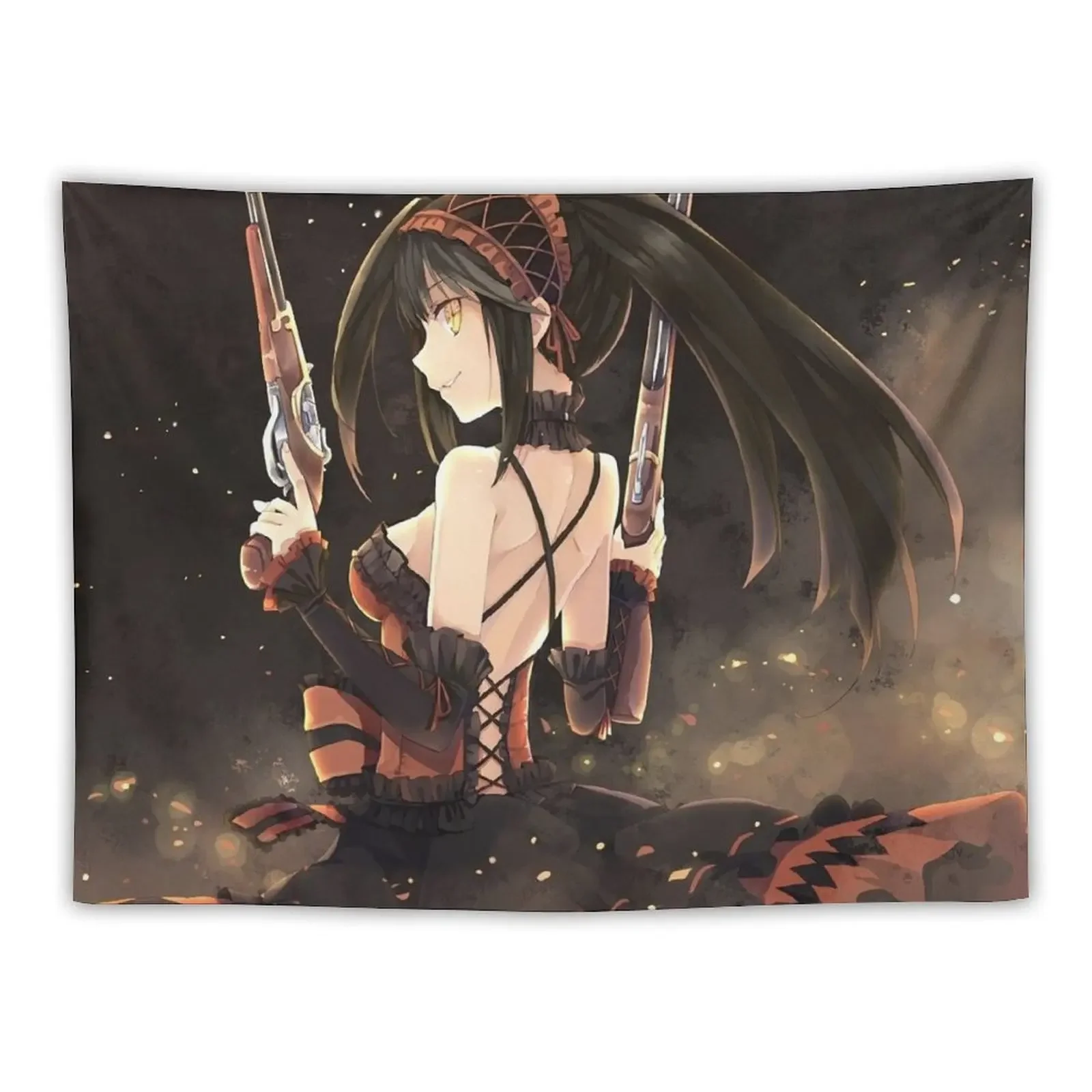 Tokisaki Kurumi - Date A Live Tapestry Home And Comfort Decor Aesthetic Room Decorations Tapestry