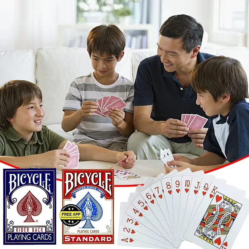 

New Red Blue Playing Cards Sealed Decks Magic Tricks Prop Illusion Toy Gift for Kids Magicians ﻿