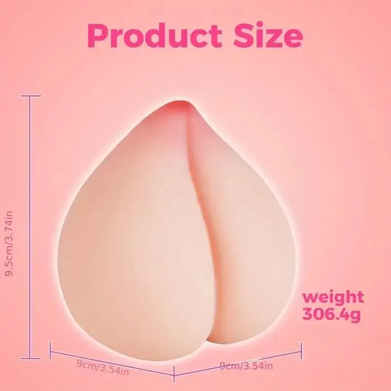 Peach Shaped Male Masturbator Adult Sex Toys for Men, Male Masturbator Sex Dolls,, Portable Silicone Pussy Masturbation Cups