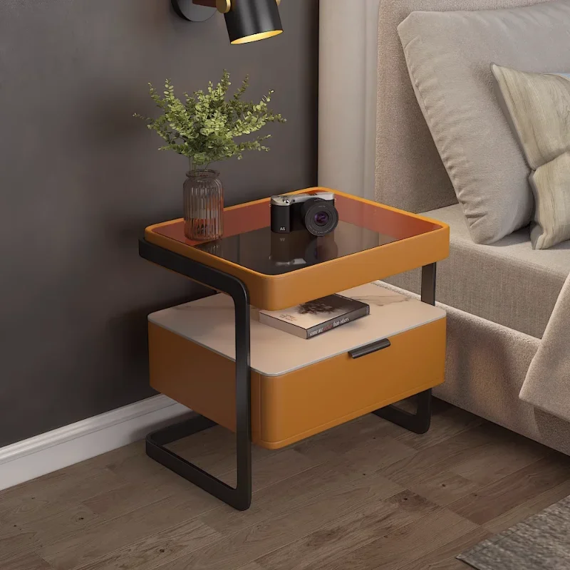 Multifunctional Modern Nightstands Pretty Simple Center Design Hanging Nightstands Storage Italian Table De Chevet Furnitures