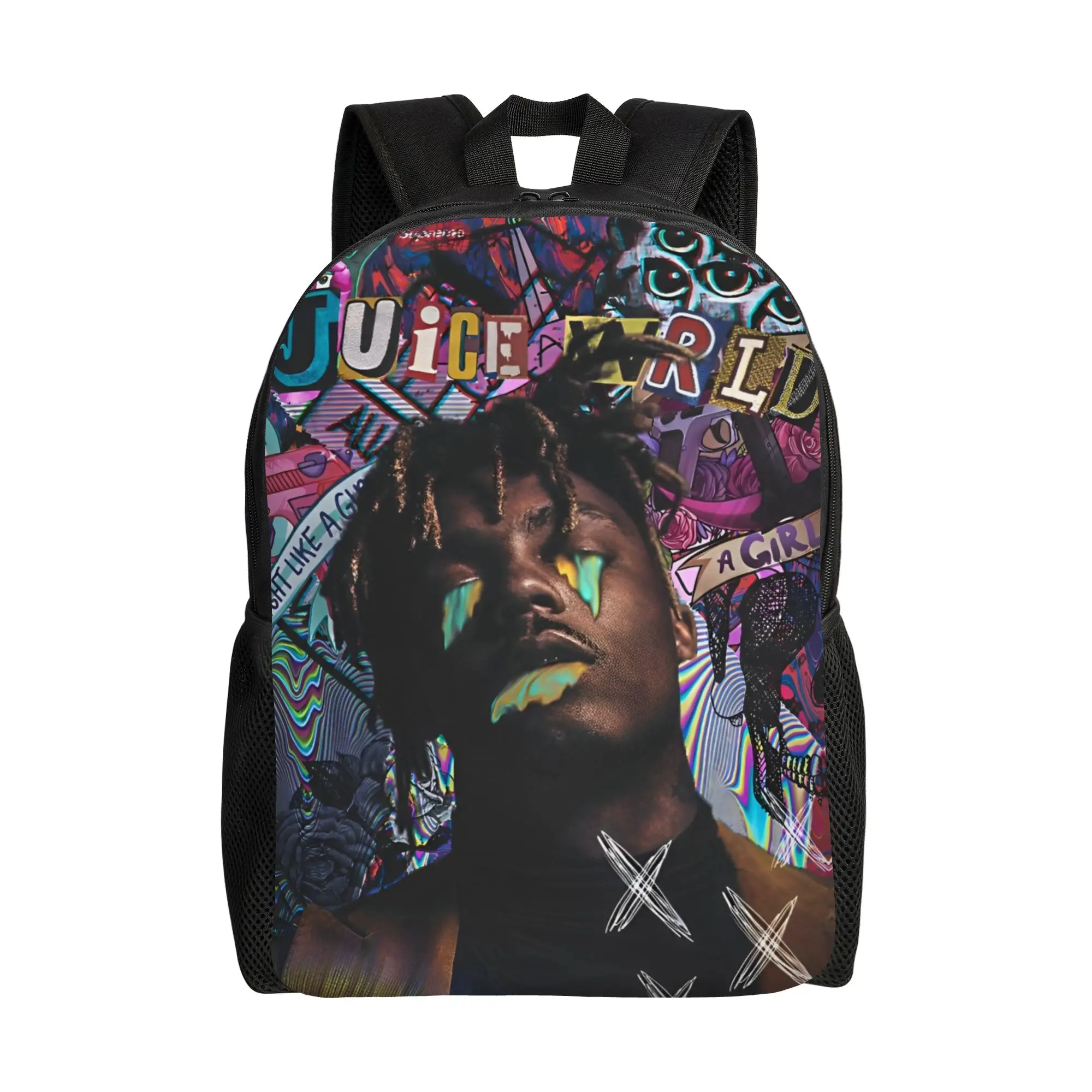 

Рюкзак Juice Music Wrld для подростков, спортивный, для старшей школы, походов, путешествий, городской рюкзак для мужчин и женщин, сумка через плечо для колледжа