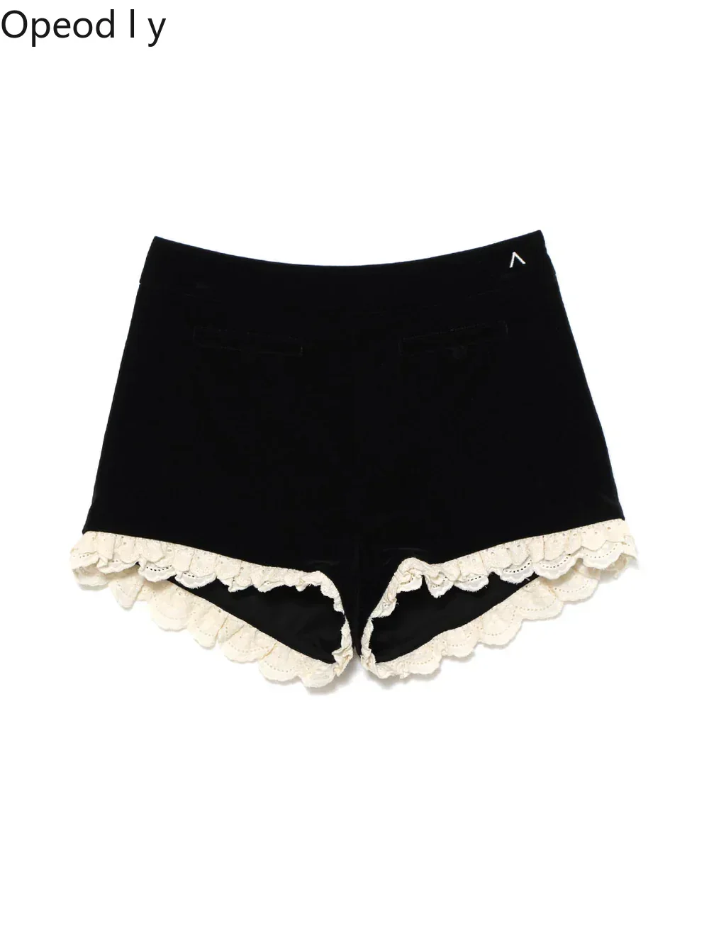 Spring and Summer New Japanese Sweet High-waisted Lace Splicing Shorts Women's Fashion Pure Desire Elegant Spice Girls Shorts