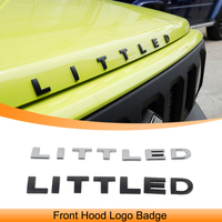 Front Hood LITTLED Emblem Badge for Suzuki Jimny JB64 JB74 2019 Up Front Logo Trim Stickers Decoration Car Exterior Accessories