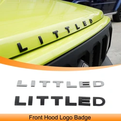 Front Hood LITTLED Emblem Badge for Suzuki Jimny JB64 JB74 2019 Up Front Logo Trim Stickers Decoration Car Exterior Accessories