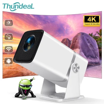 ThundeaL TD80W Full HD 1080P Mini Projector 4K Android WiFi 3D Home Theater TD80 Portable Projetor Meeting Video Movie PK HY320