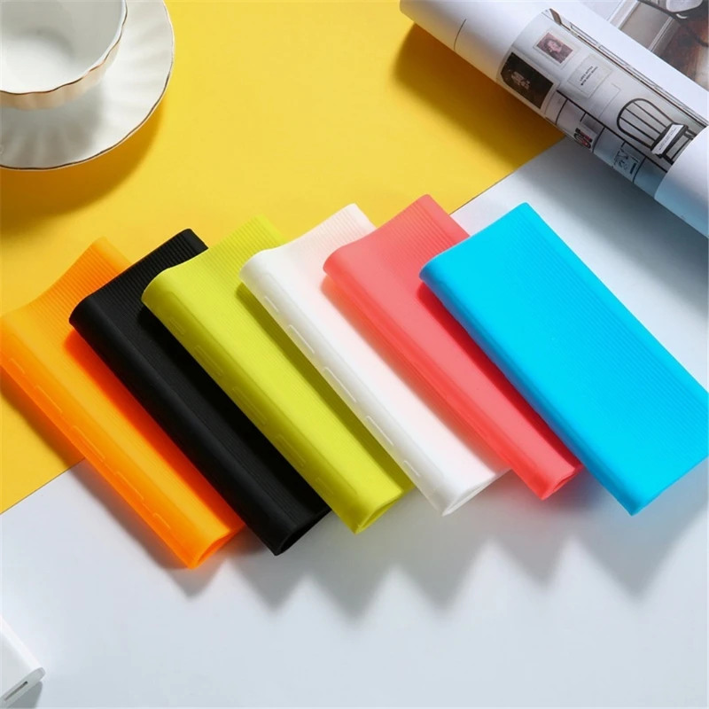 Silicone Protective Case for 20000mAh PLM07ZM/PB2050ZM/PLM18ZM Power Bank Anti-collision Non-slip Battery Charger Sleeve