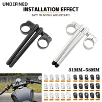 Motorcycle 31MM-58MM 45MM 51MM 52MM Racing Riser Raised Higher Clipon Clip on Adjustable Handlebar Handle Bar Fork Clamp