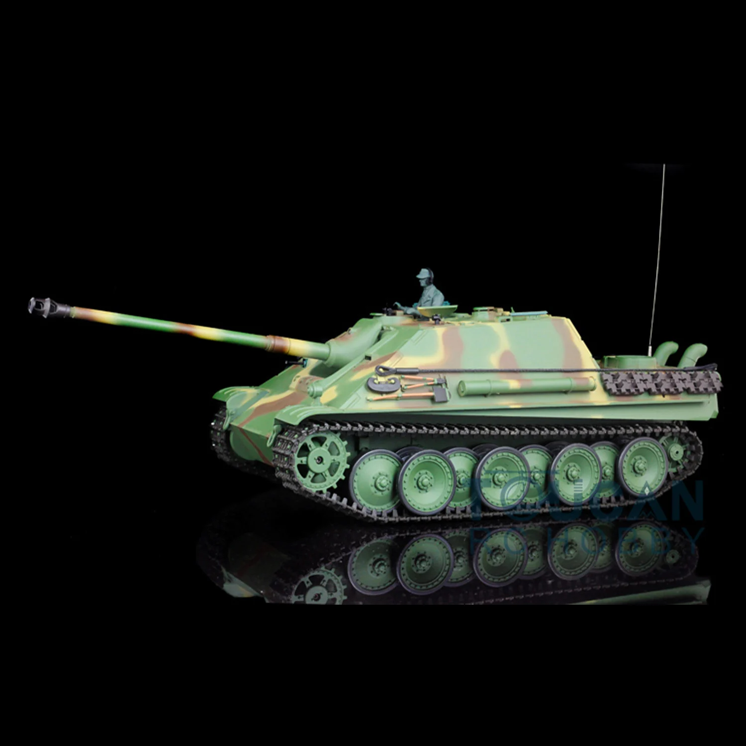 

2.4G HENG LONG 1/16 Scale 7.0 Plastic Ver Jadpanther RTR RC Tank Model 3869 Toucan RC Hobby Army Vehicle for Boys TH17437