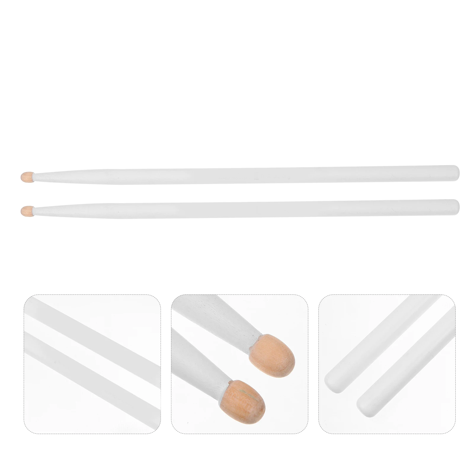 

2 Pairs Maple Drum Sticks Drumsticks Bulk for Electronic Percussion Instruments Child