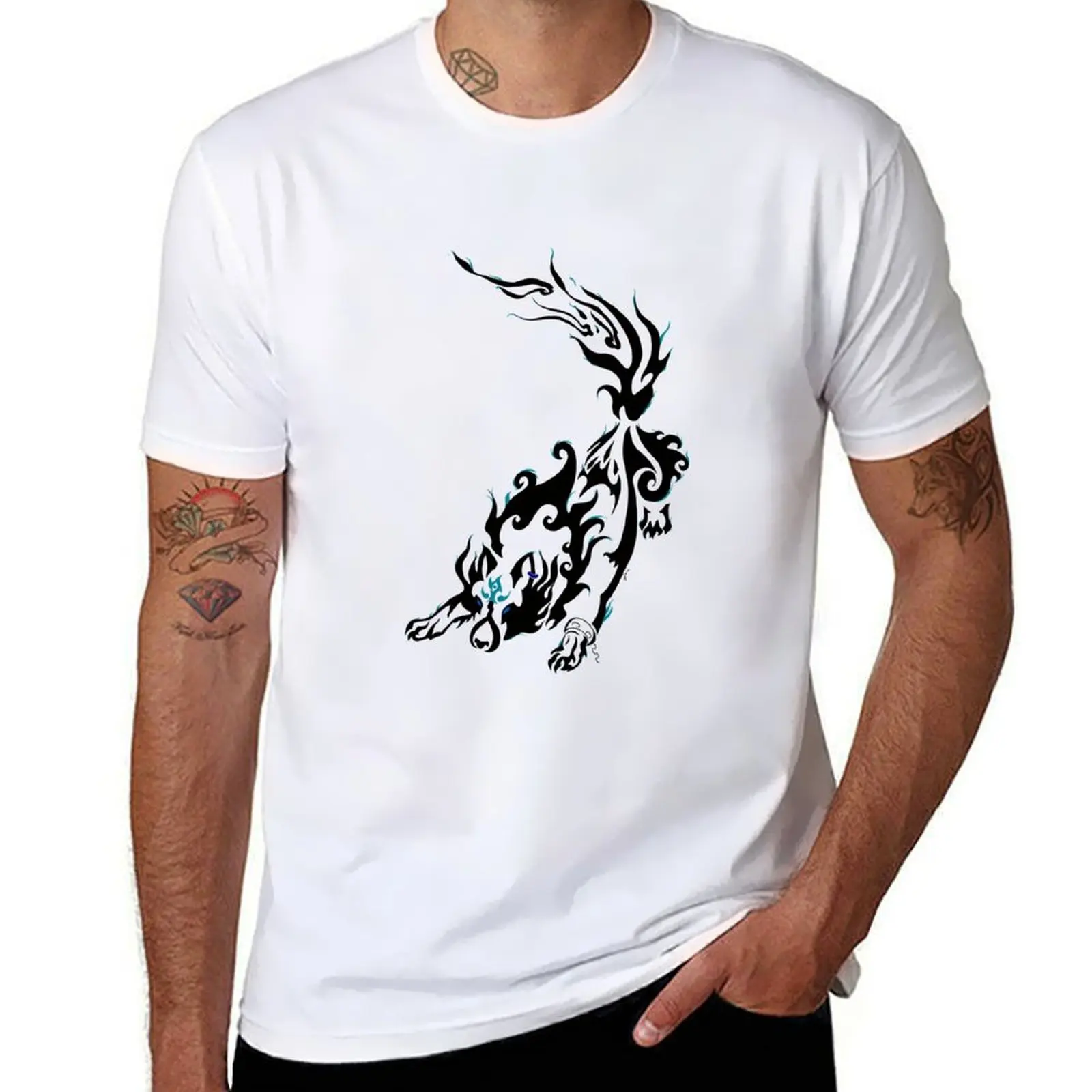 

blue-eyed beast T-Shirt t shirt personalised t shirts for man cotton soft t shirt man plain T-shirt