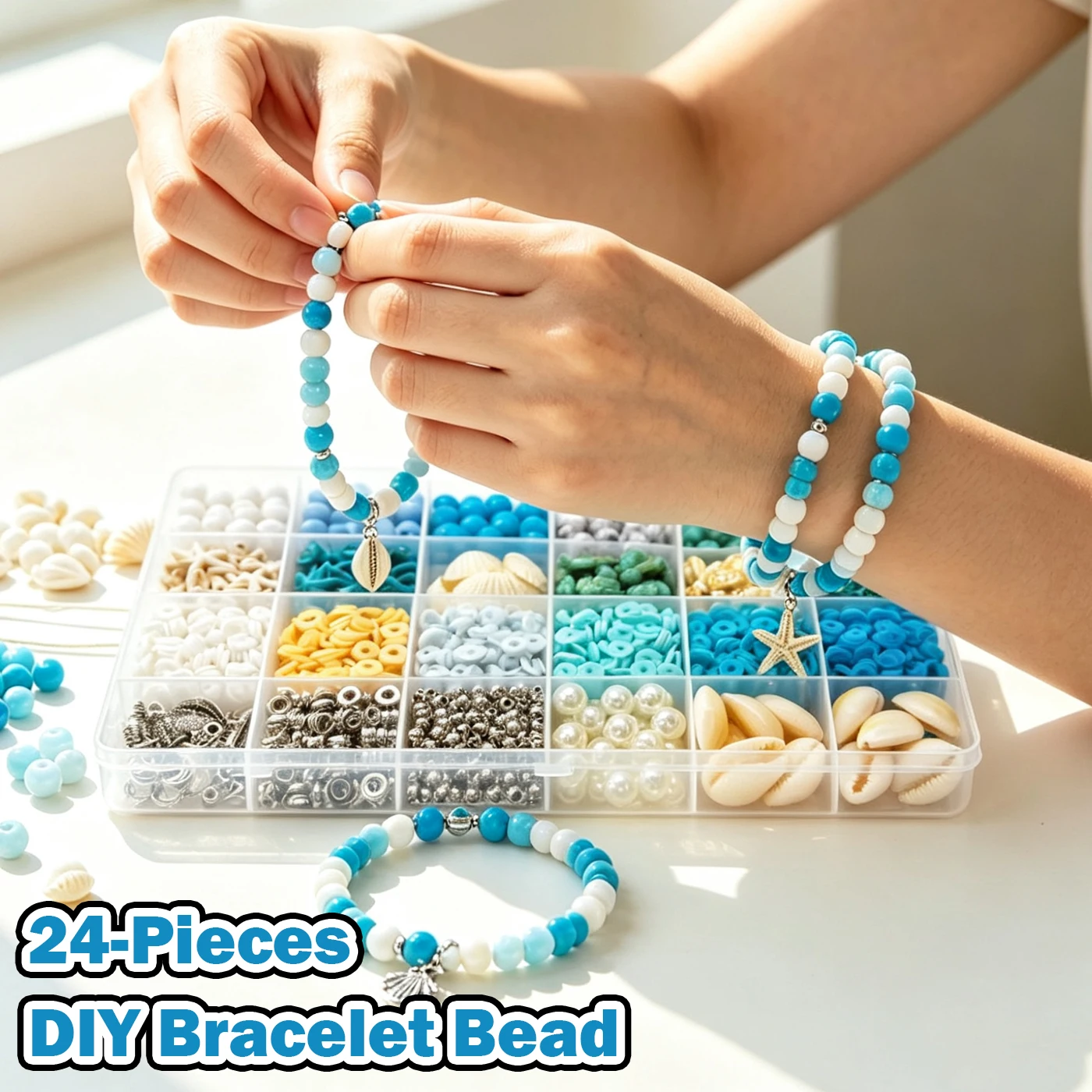 24-pieces-handmade-diy-bracelet-bead-stringing-set-with-sea-turtle-starfish-shaped-in-ocean-style-jewelry-toys-for-adults-gifts