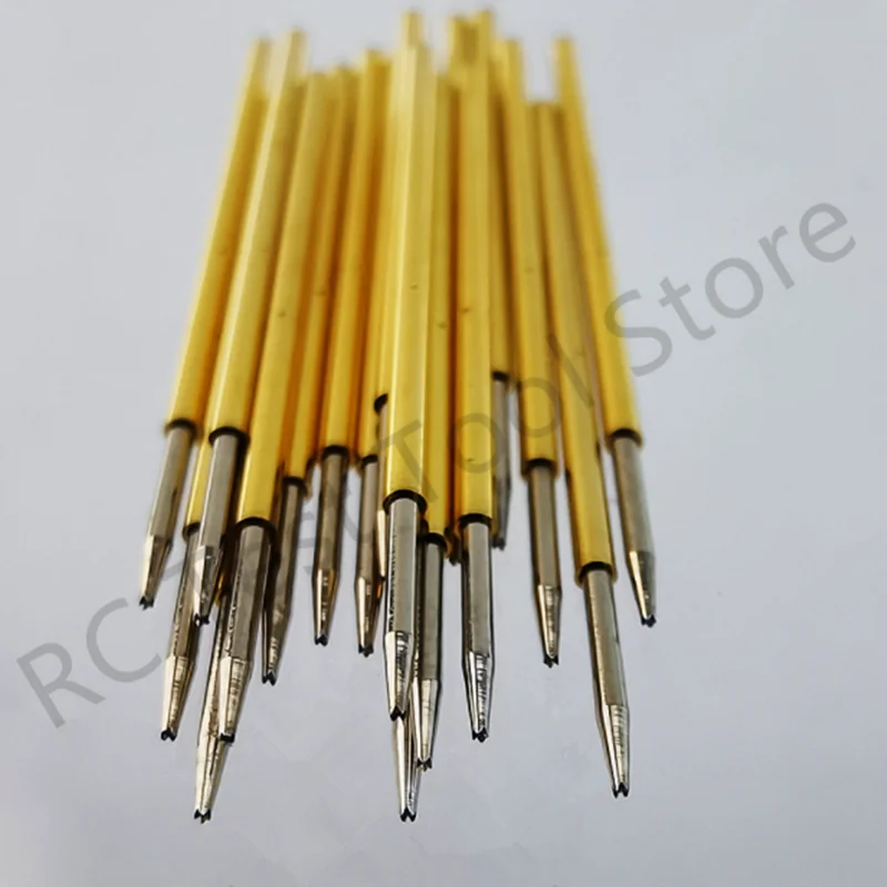 20/100PCS P160-F1 Spring Test Probe Pogo Pin Test Pin Dia 1.36mm Tip Dia 0.99mm Length 24.5mm P160-F Test Tool PCB Test