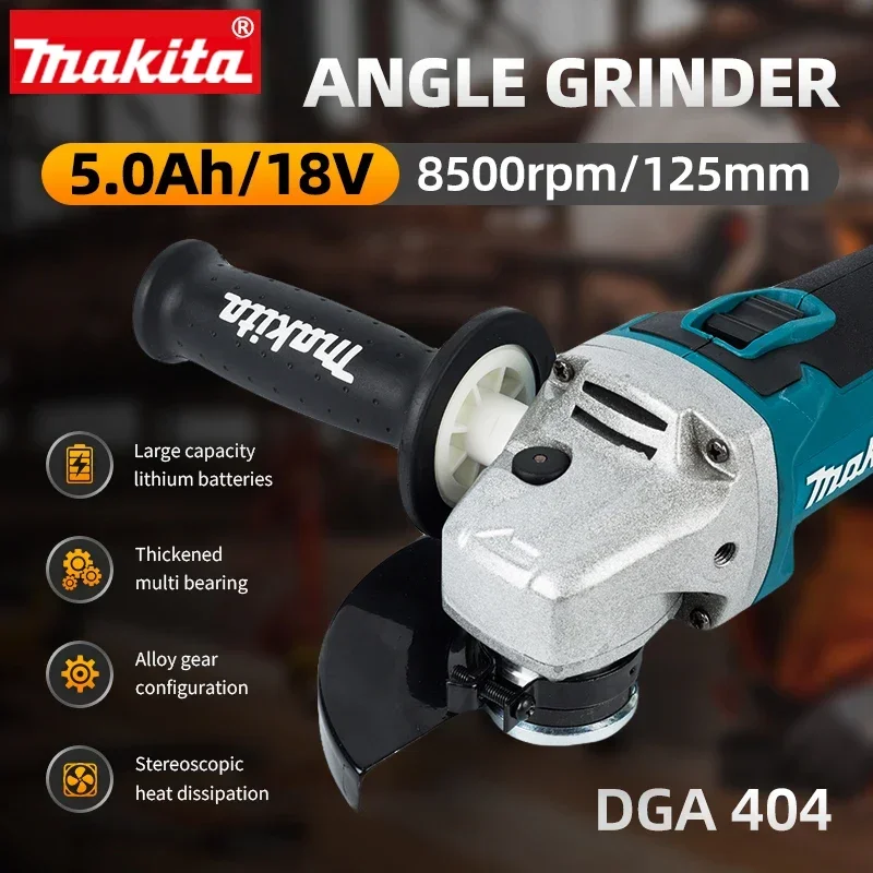 

Makita DGA404 18V Brushless Angle Grinder Cordless Electric Power Tool with Wireless Sander Function for Home Improvement