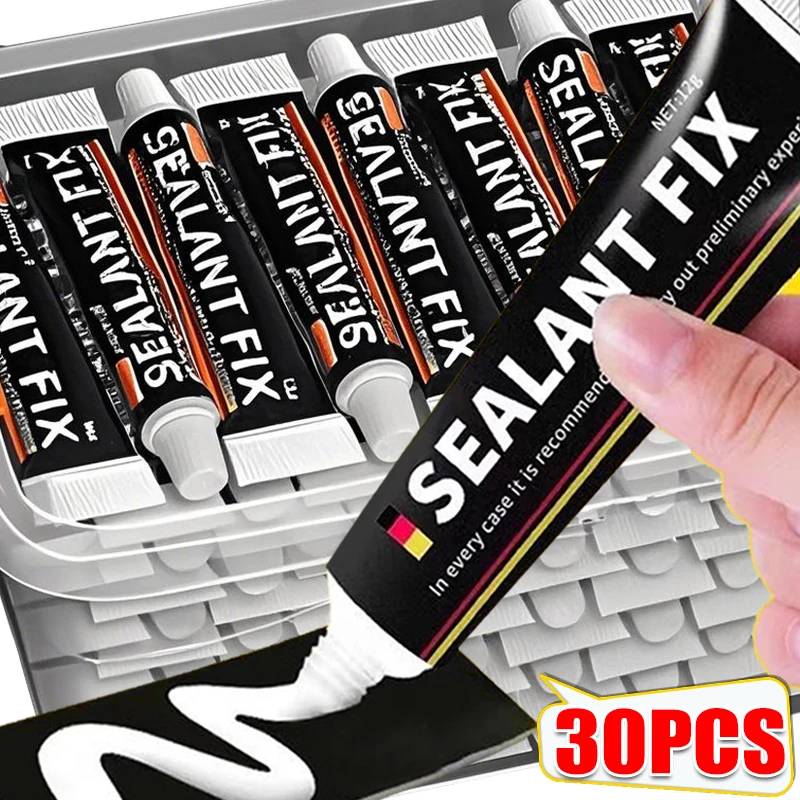 Pegamento de polímero fuerte, adhesivo de secado rápido, pegamento de Metal de vidrio, sellador Invisible sin uñas, pegamento de sellado fijo de reparación fuerte, 30/2 Uds.