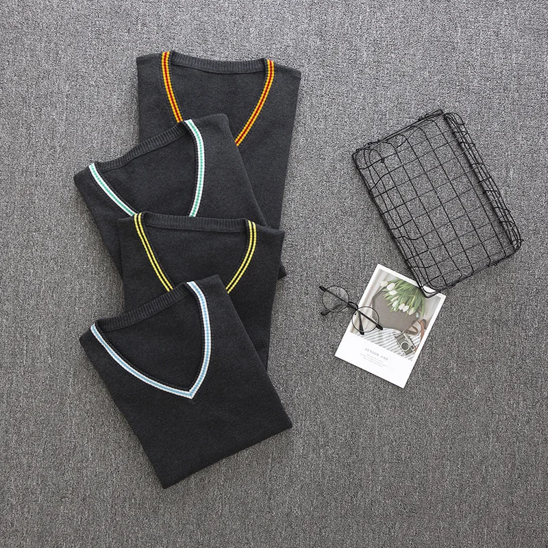 

V-Ne Long Sve Sweater ex Casual Wear Four Colors Available for Men And Women Perfect for Exhibitions