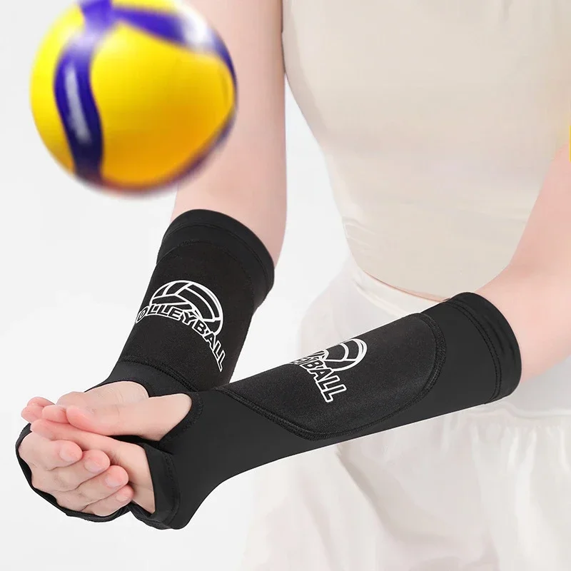 

1 Pair Women Armband Cuff Breathable Compression Basketball Volleyball Elastic Breathable Arm Warmers Protector Sleeves