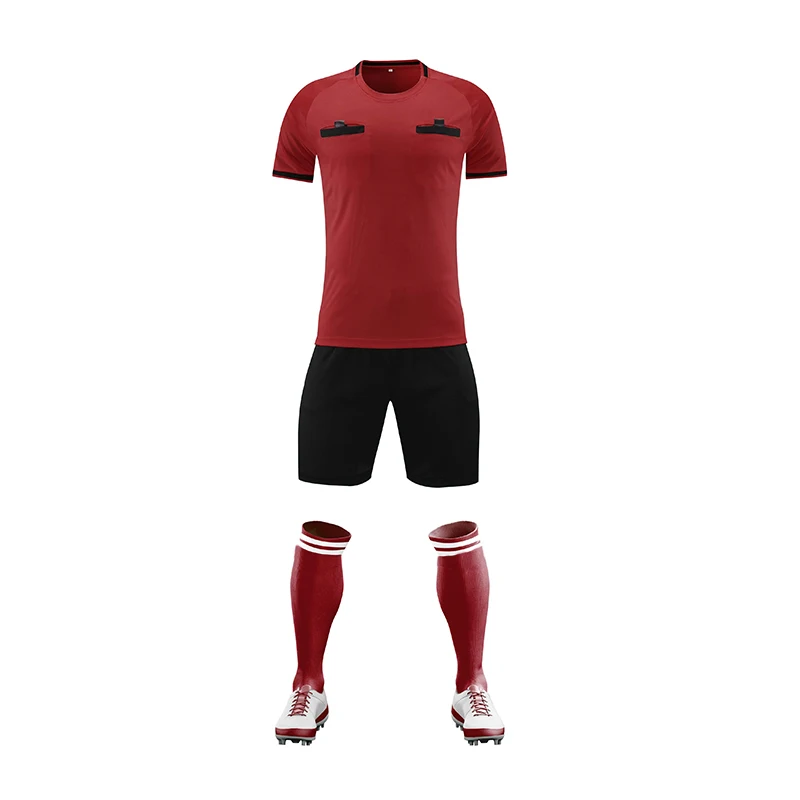 2024 divise da arbitro di calcio professionale giudice maglie da calcio pantaloncini camicie tuta tasca tute vestiti personalizzati