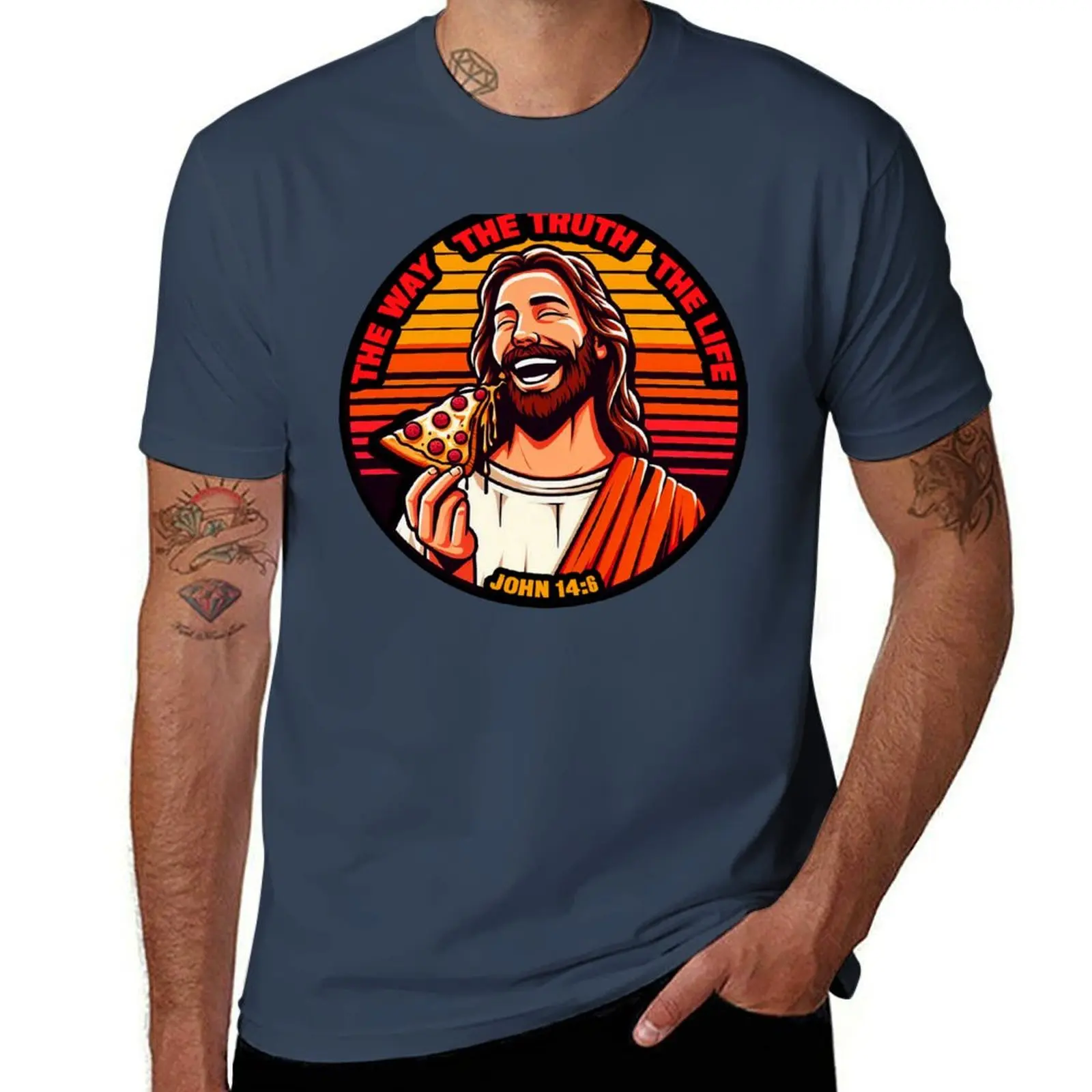 

The The Way 14:6 The John Life. Truth T-Shirt Casual Graphic Print Tee