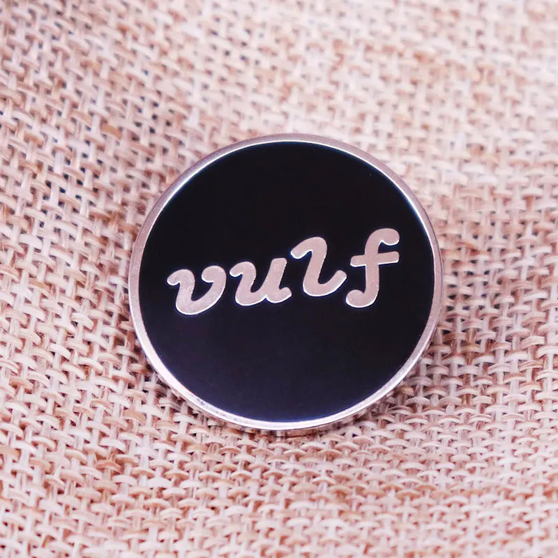 V-u-l-f-p-e-c-k شارة مينا ريترو روك بانك باند ألبوم الموسيقى الطرفية بروش التلبيب دبوس مجموعة مراوح الصخور