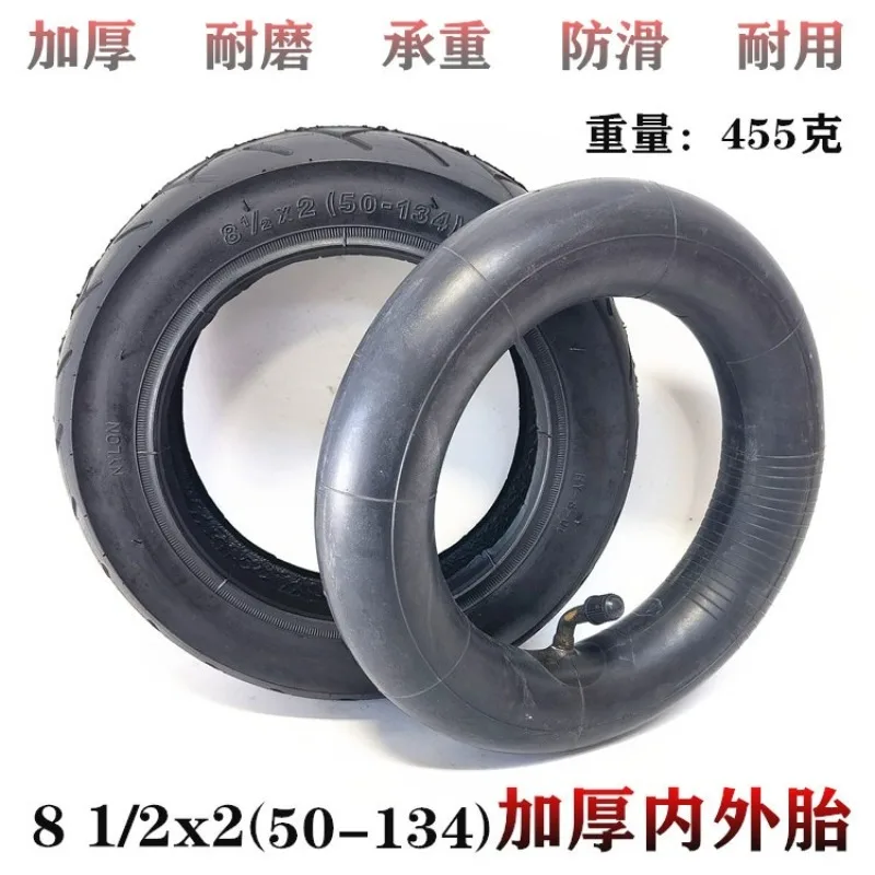 8.5 Inch Electric Scooter Tire 8 1/2x2 50-134 Thickened Inflatable Outer Tire And Inner Tube Replacement Pneumatic Tyre