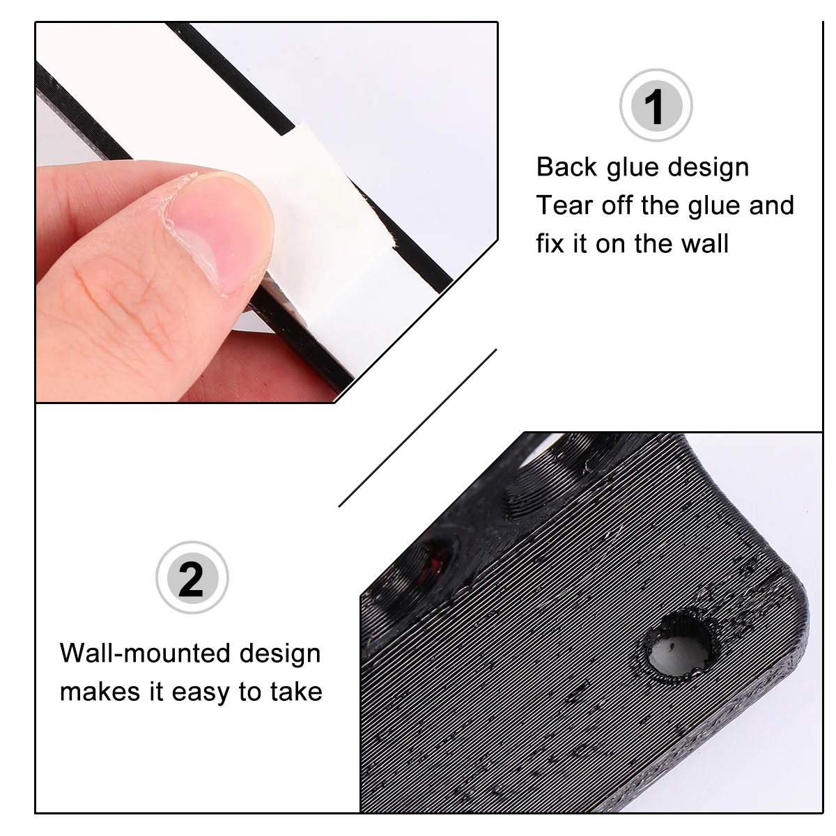 

1Pair Arrow Holder Display Rack Wall-Mounted Adhesive for Arrows Protection Easy Mount Archery Accessories Arrow Rack