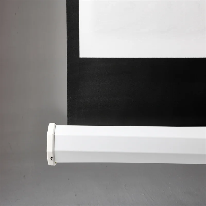 High Quality Black Projector Screen, Projector Screen 150 Inch ~60inch, Projector Screen Stand for School, Business