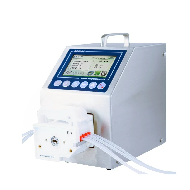 Intelligent distribution of anti-interference laboratory self-priming filling flow type peristaltic pump for fluid BF600C