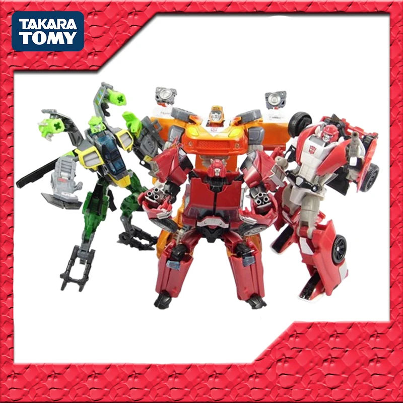 

In Stock Original TAKARA TOMY Transformers 3.0 SDCC Springer Swerve Wheelie Cliffjumper PVC Anime FigureAction Figures ModelToys