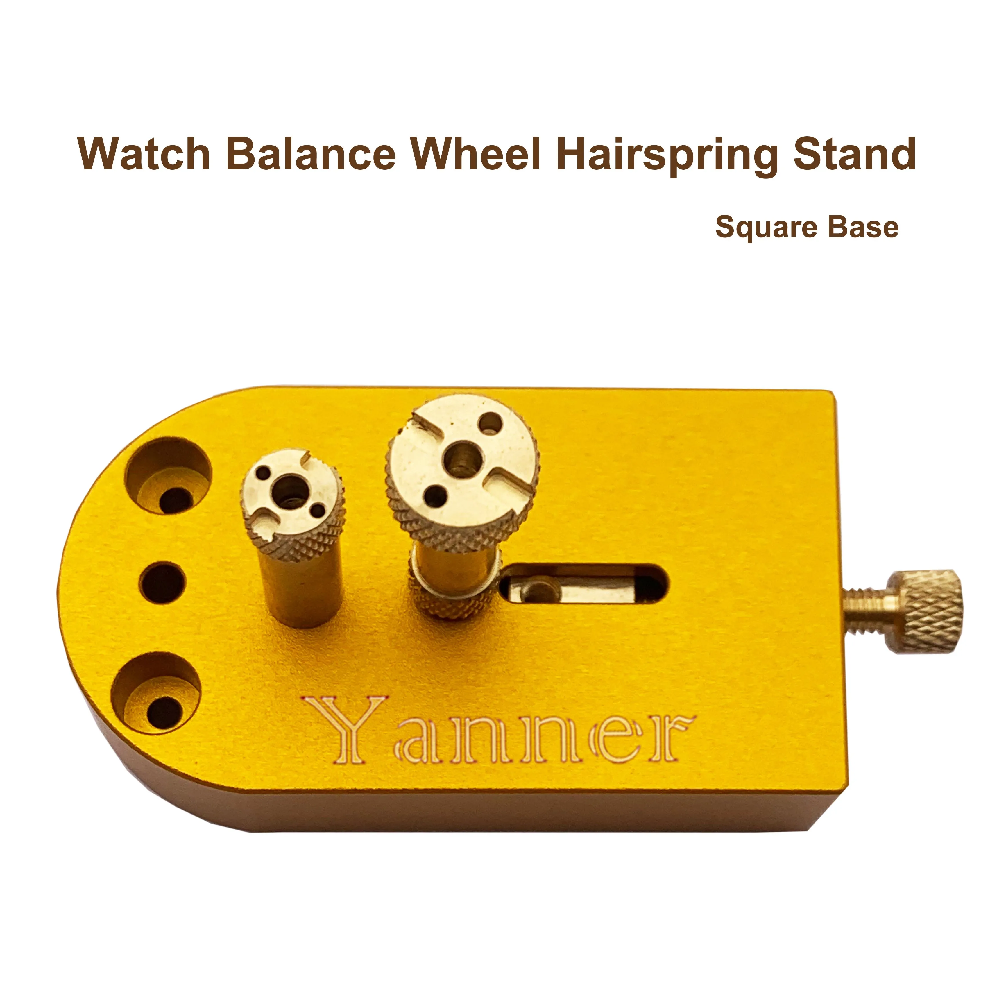 นาฬิกา Balance Wheel Hairspring ขาตั้งฐานสนับสนุนช่างซ่อมนาฬิกาสอบเทียบซ่อมเครื่องมือ