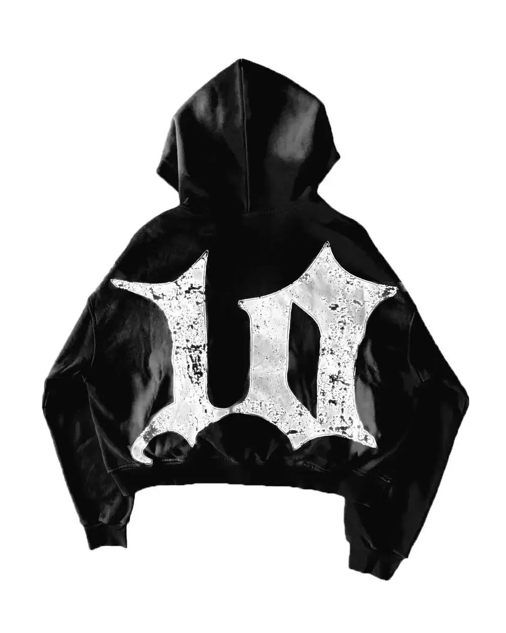 Hoodie Y2K Zipper Jacket Men Women Harajuku Gothic Cartoon Letter Embroidery Oversized Hoodie Sweatshirt Fashion Casual Clothes