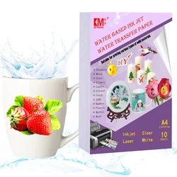 Für Tinten strahl drucker Sublimation papier Inkjet Wasser transfer papier drucken Wasser rutsche Aufkleber Papier weiß