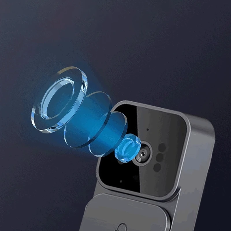 Display da 4,3 pollici Videocitofono intelligente senza fili Videocitofono bidirezionale Riprese automatiche Registrazione automatica Telecamera di sorveglianza