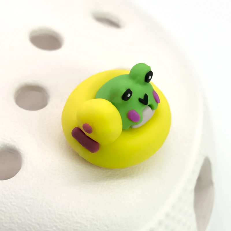 1 Stück 3D-Schuhcharms für Kinder, Panda, Katze, Gans, Koala, Tierpins, Niedliche Schuhaccessoires und Dekorationen für Damen und Herren, Clog-Schnallen – Detail 7