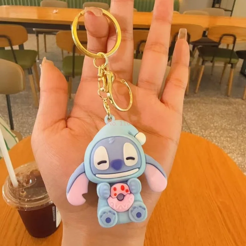 Anime Disney incluso necesita comer una morder de caja ciega de resina lindo punto fruta lindo Diy llavero colgante accesorios regalo