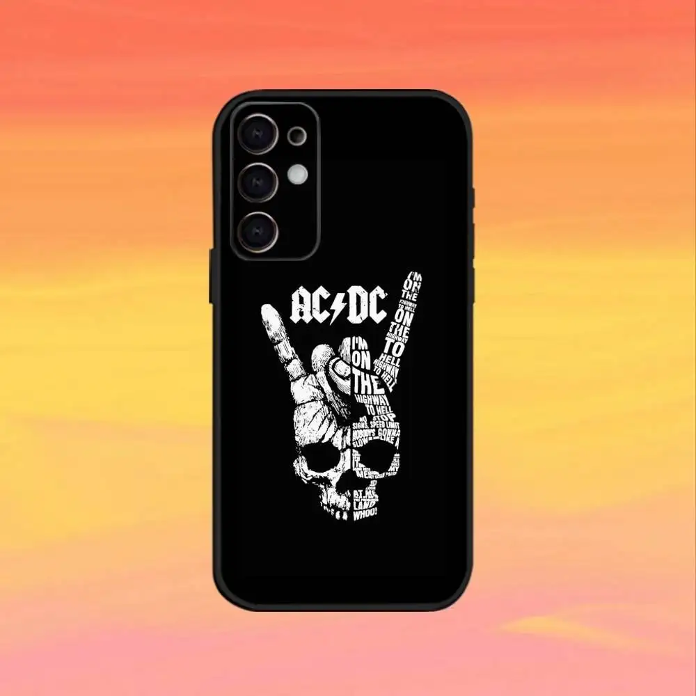 Чехол для телефона A-AC Music D-DC для Samsung S25, S24, S21, S22, S23, S30, Ultra, S20, Plus, Fe, Note, 5G, черный чехол