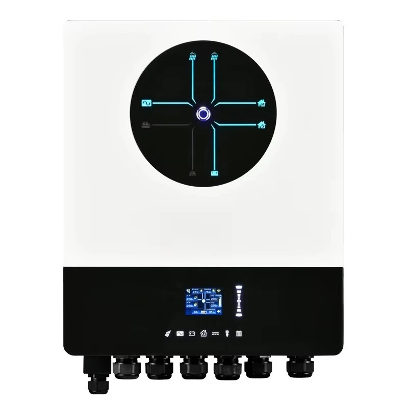 Ultra 11KW On Off Grid Hybrid Solar Inverter  with dual output and input 90-500V pv parallel function inverter
