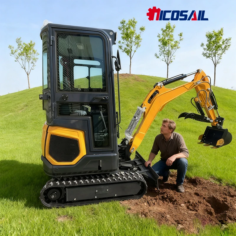

Earth moving machinery 1.8-ton 2-ton hydraulic tracked mini excavator for sale at 60% off