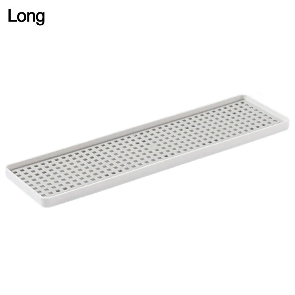 Hot Fruit Dryer Tray Rectangle Tableware Plastic Dish Drainer Plastic Double-Layer Drain Rack Sink Drying Rack.