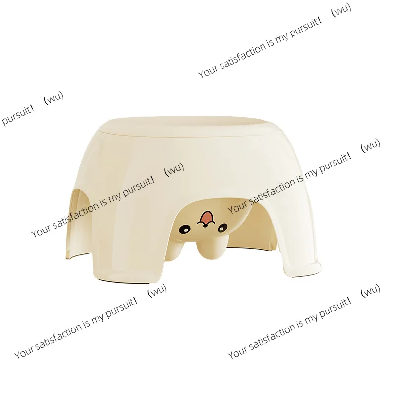 Small stool, non-slip, large size baby snack storage stool, bathroom bath, living room entrance, shoe changing stool