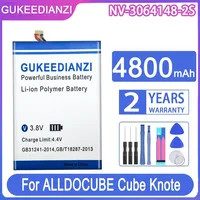 GUKEEDIANZI Battery NV-3064148-2S NV30641482S 4800mAh For ALLDOCUBE Cube Knote 5 Knote5 Tablet PC Batteries