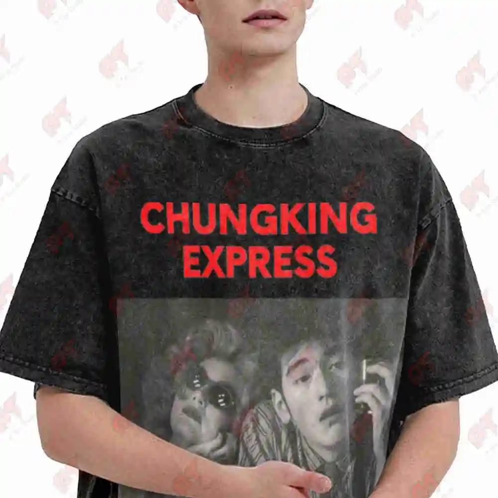 Chungking Express Wong Kar Wai Vintage Washed Tee Pure Cotton T-Shirt