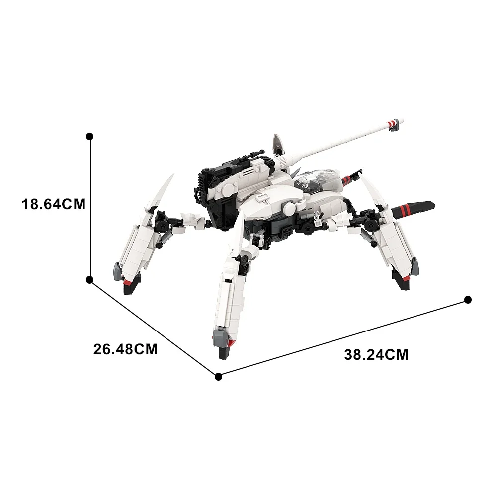 Gobricks MOC 86: Run Through the Battlefront Bricks Model God of Destruction Building Block Set Educational Toys For Kid Gift
