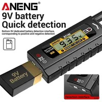 ANENG BT169 Digital Universal Battery Tester  9V/  1.5V/AA /AAA Button Cell Test LCD Battery Indicator Checker  Analyzer Tools