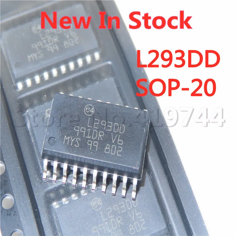 10PCS/LOT L293DD L293D L293 SOP-20 SMD Bridge Driver Internal switch In Stock NEW original IC