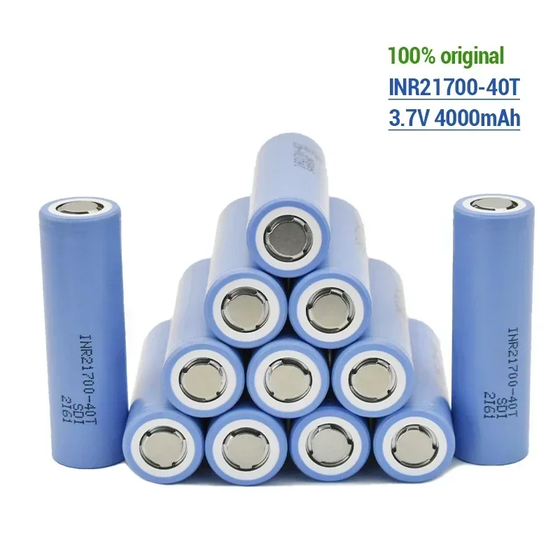 100% NEW 21700 4000mah 30A 40T 3.7V High Discharge/capacity Li-ion Rechargeable Battery PK 30T