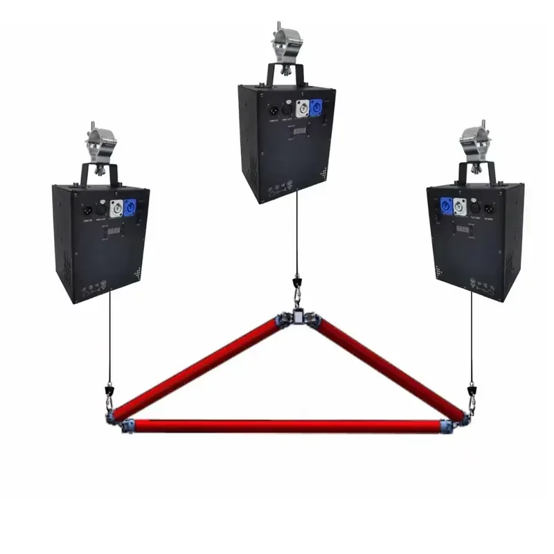 For^-RGB 3in1 LED Triangle Kinetic Lifting Tube Light With 3 Bar Tubes Lamp Dynamic Control for DJ Nightclubs Events Lighting/.
