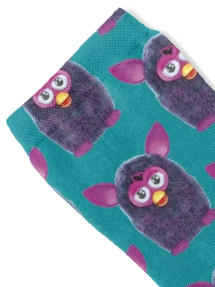 Furby Toy Socks happy sport Novelties with print Socks For Man Women's