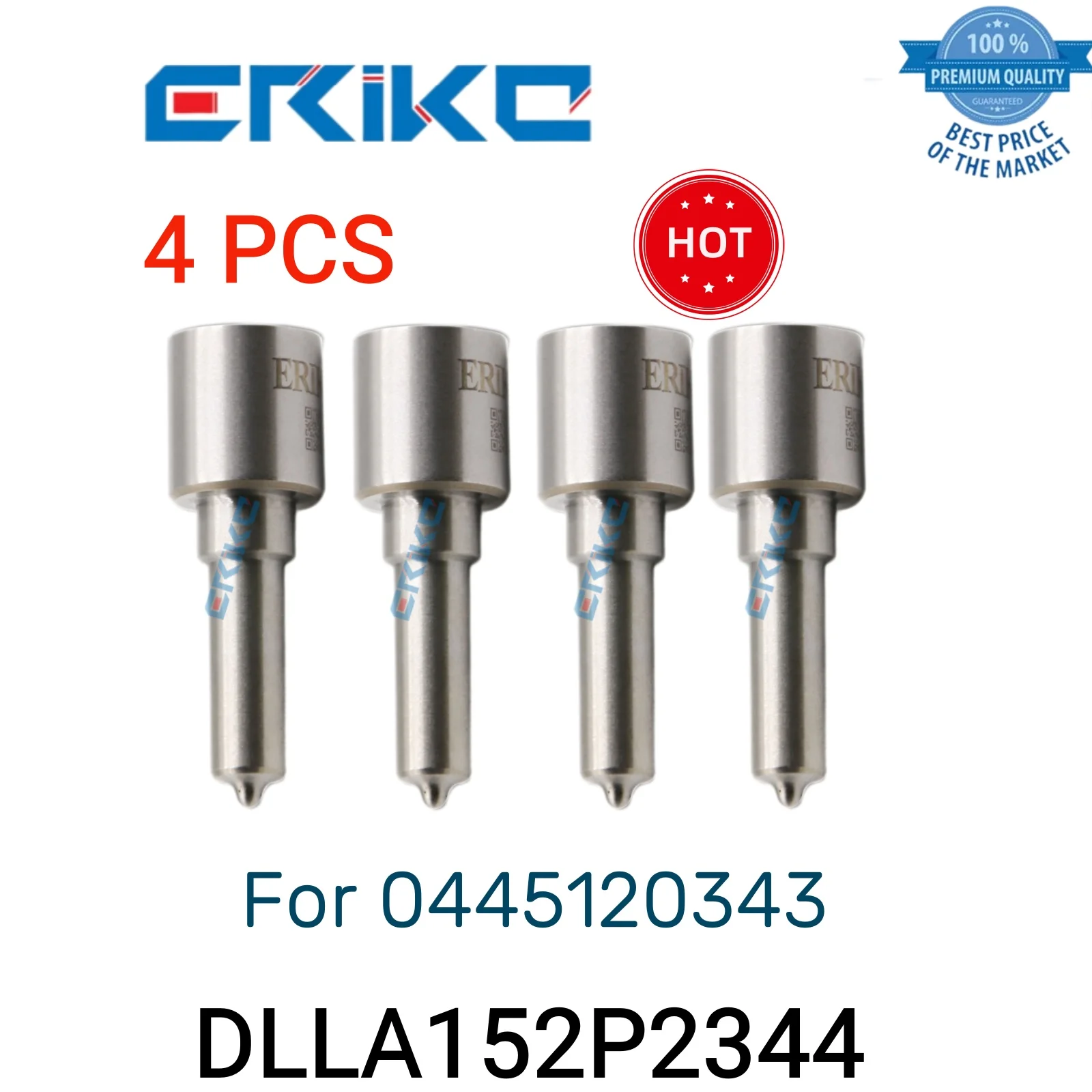 

4 PCS DLLA152P2344 Nozzles Injection 0 433 172 344 DLLA 152 P 2344 Injector Common Nozzle DLLA 152P2344 Nozzle for 0445120343