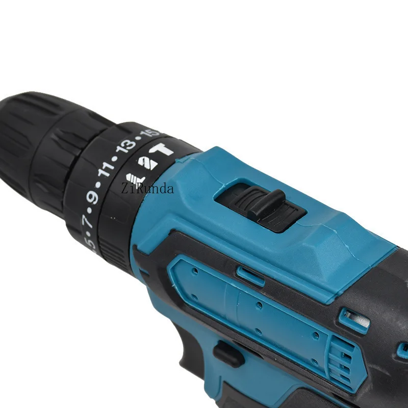 Electric impact hand drill screwdriver lithium electric drill multi-function two-speed charging drill batch