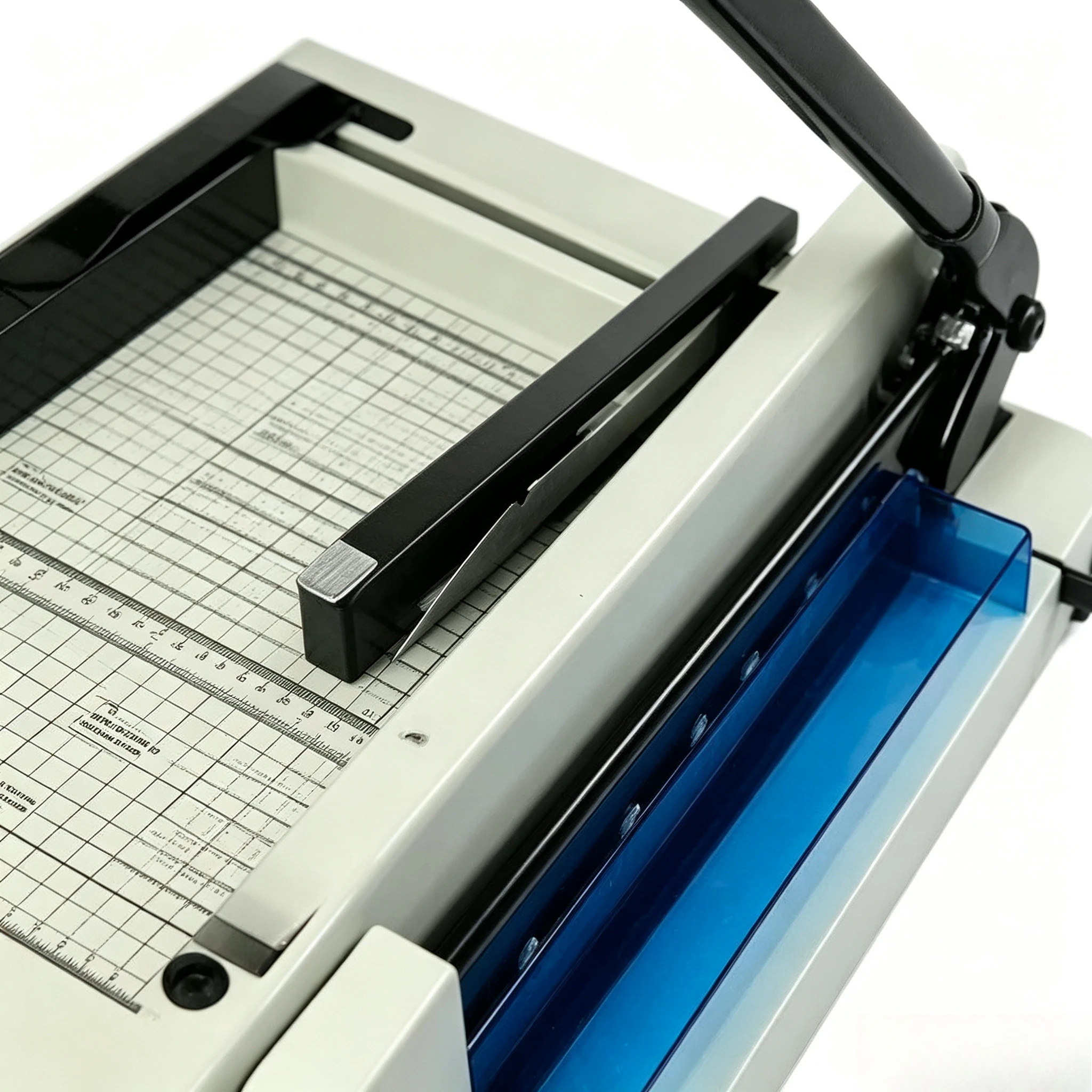 For 858-A4 Heavy Duty Manual Paper Cutter 24cm A3 Cutting Width 400 Sheets Capacity Ideal for Office & Printing House Use